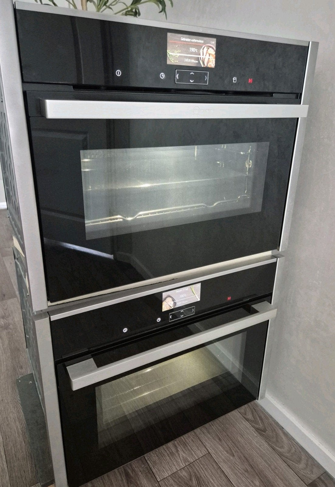 luxe NEFF set; combi stoombak met Wifi +Combi oven/magnetron, Witgoed en Apparatuur, Ophalen, 45 tot 50 cm, Neff, Zo goed als nieuw