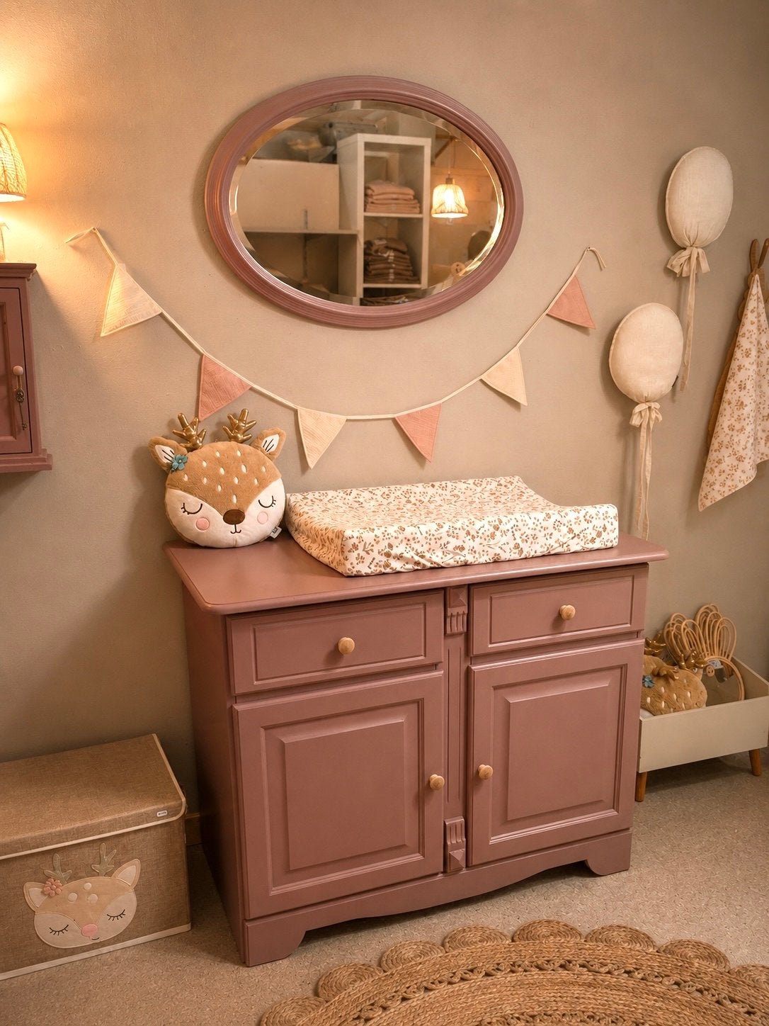 Commode •Dora• by Juffrouw Kwast, Info@juffrouw-kwast.nl, 50 tot 70 cm, 7443BS, Juffrouw Kwast