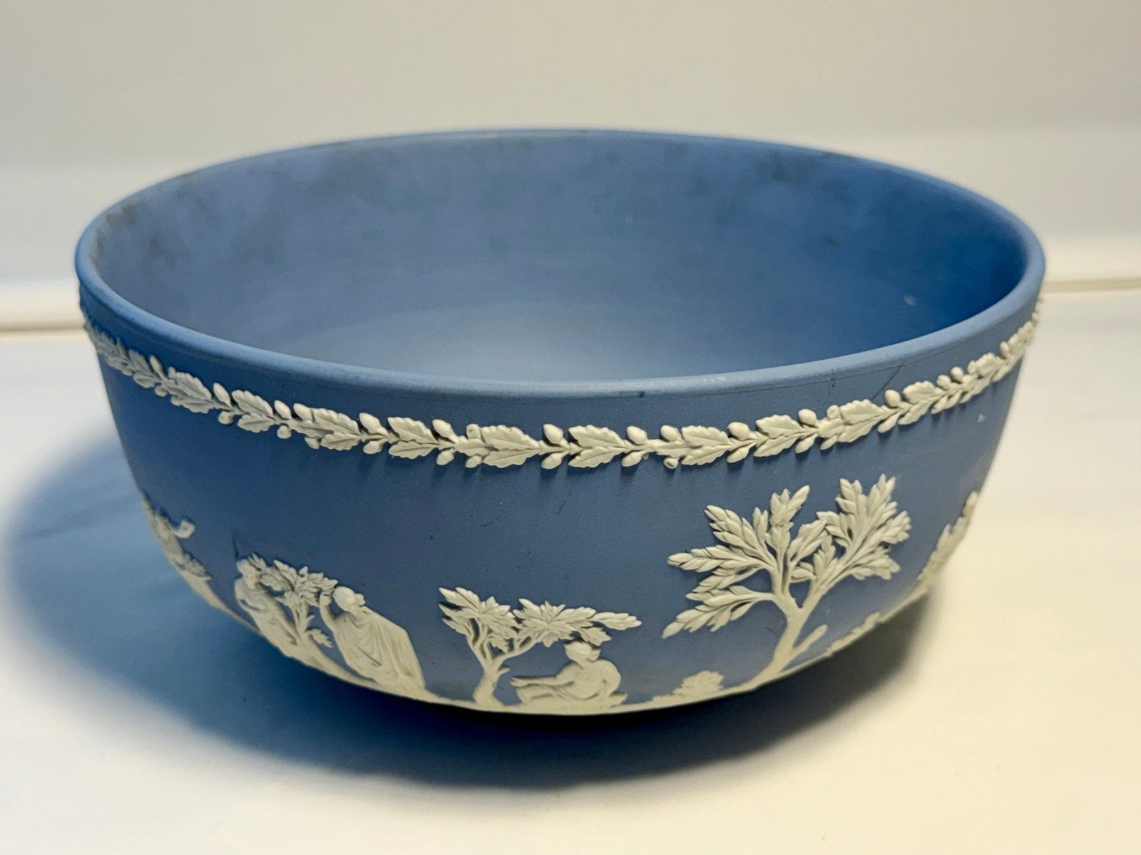 Wedgwood Jasperware schaal - Lichtblauw - 20 cm, Ophalen of Verzenden