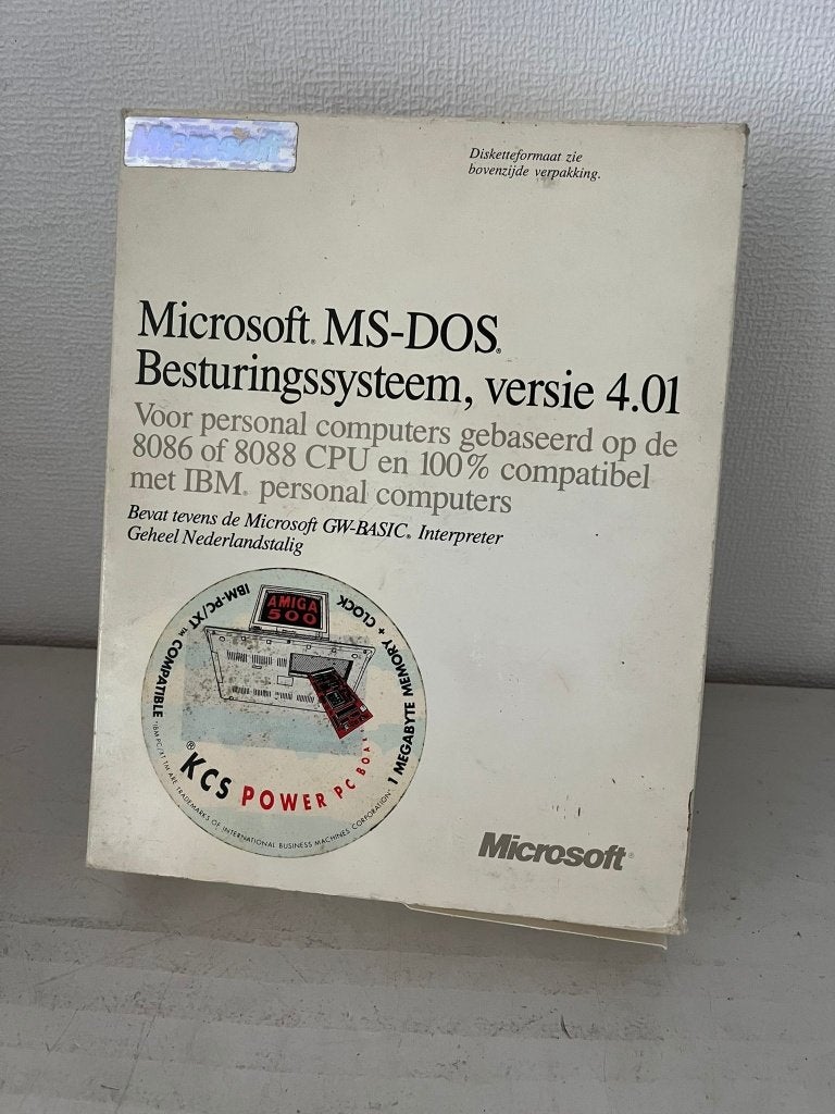 Microsoft MS-DOS 4.01 - KCS Power Board editie (Amiga), Computers en Software, Vintage Computers, Ophalen of Verzenden