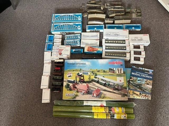 Märklin HO treinen verzameling incl toebehoren, Hobby en Vrije tijd, Modeltreinen | H0, Ophalen, Wisselstroom, Märklin, Gebruikt