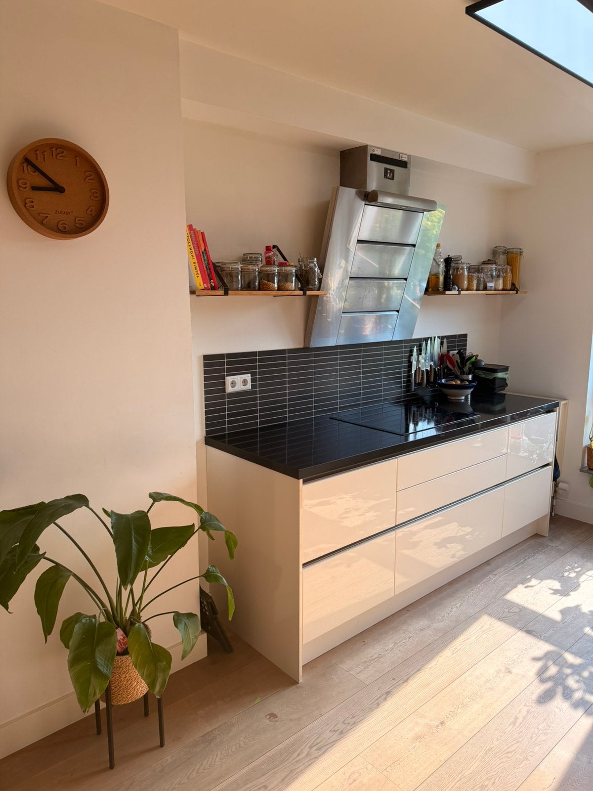 Keuken (merk Brugman), Huis en Inrichting, Keuken | Complete keukens, Ophalen, Dubbelwandige keuken, Zo goed als nieuw, Crème