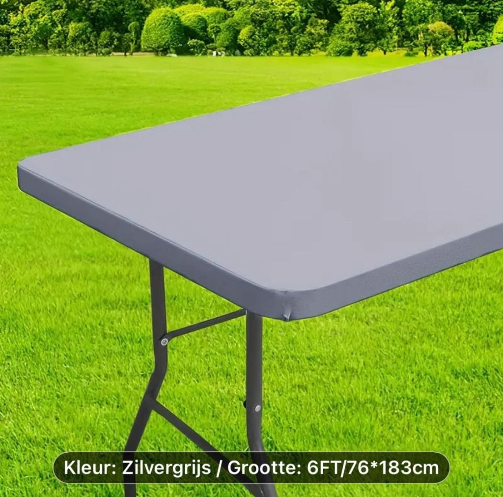 Rechthoekige effen tafelkleed van vinyl. 76x183, Huis en Inrichting, Tafelkleden, Ophalen of Verzenden, Nieuw, Rechthoek, Buiten