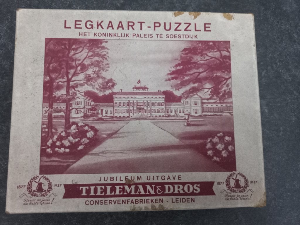 Paleis Soestdijk puzzel (Antiek), Ophalen of Verzenden, Minder dan 500 stukjes, Zo goed als nieuw