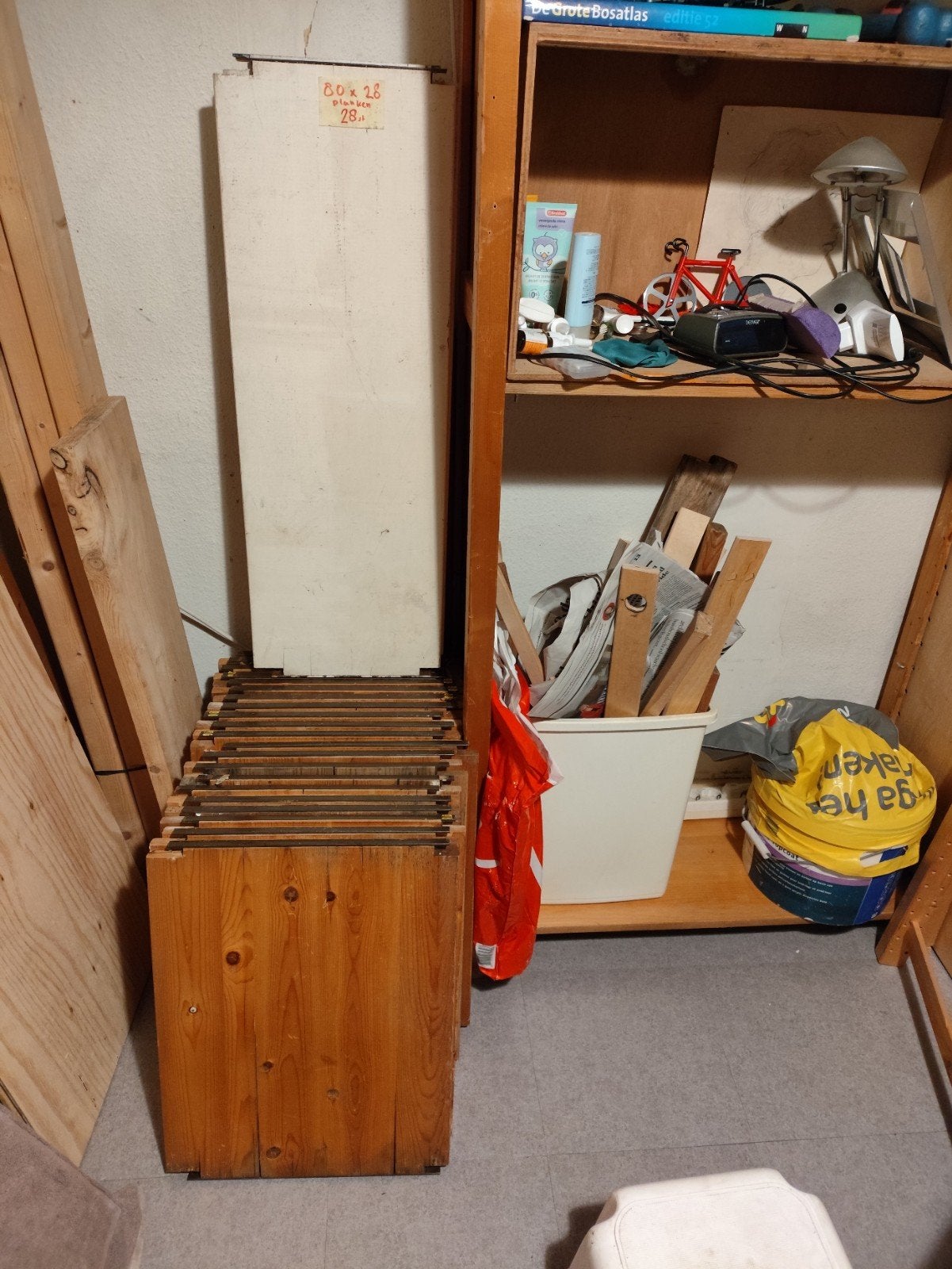 Lundia planken, Ophalen, Gebruikt