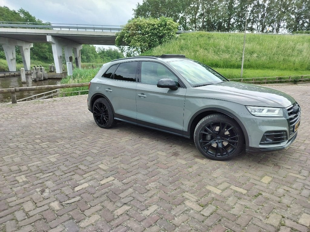 Audi Q5 3.0 TDI Quattro 286pk Tiptronic 2018 Grijs, Auto's, Automaat, Diesel, Particulier, SUV of Terreinwagen