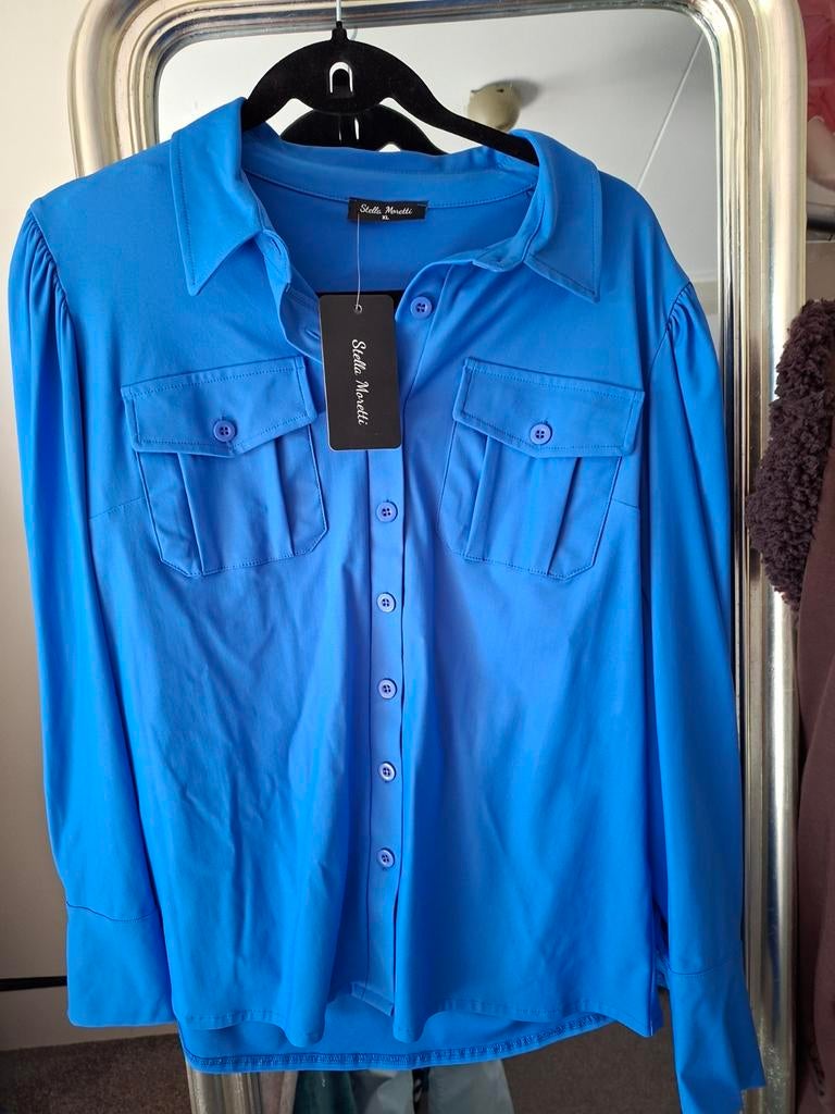 Prachtige blouse;Stella Moretti (xl)nieuw;GRATIS VERZENDING., Ophalen of Verzenden, Nieuw, Maat 42/44 (L)