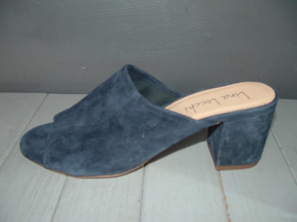 Lina Locchi suede peeptoe hakken, sandalen maat 39