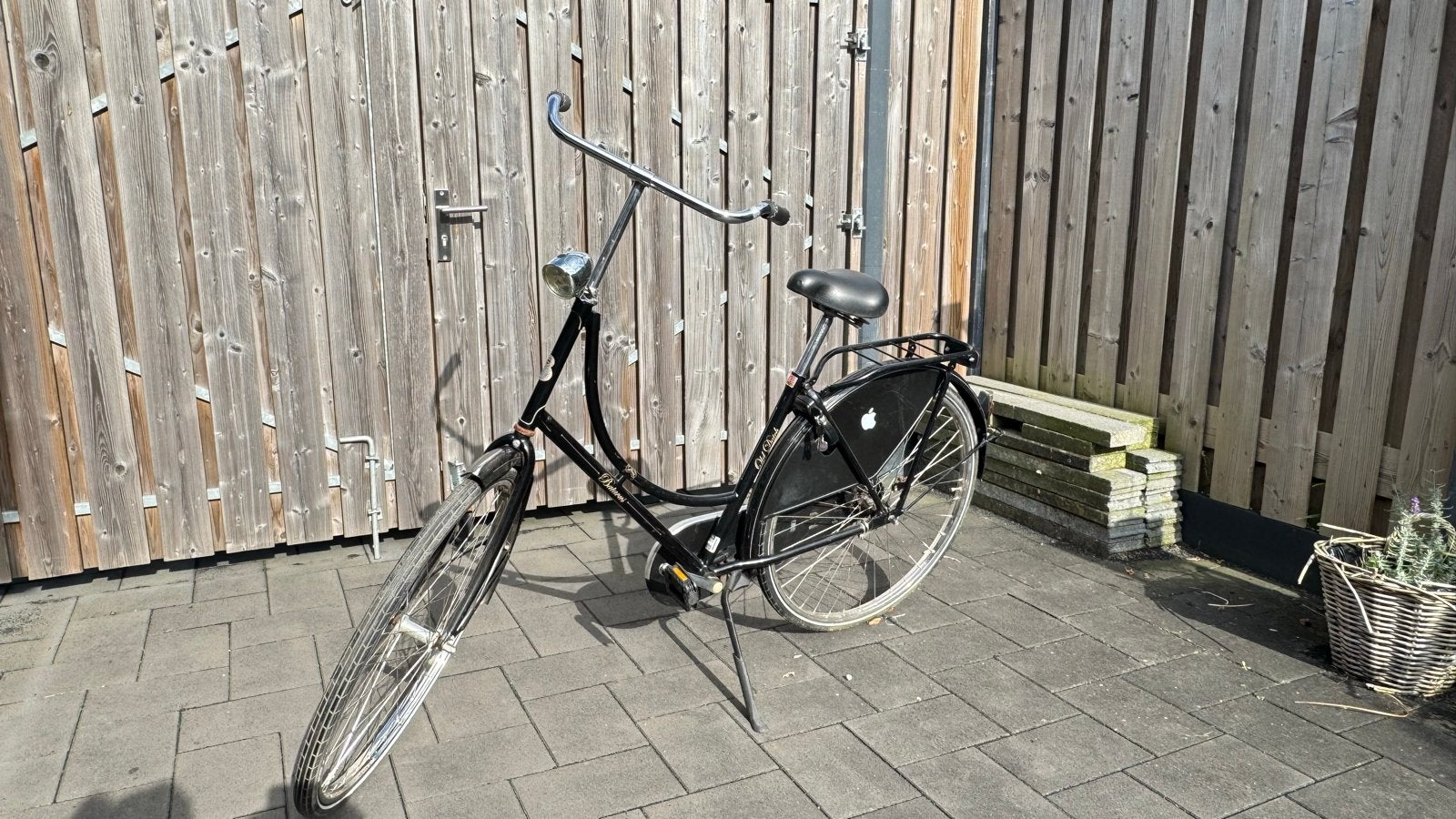 Gazelle omafiets - Zwart, 53 cm frame, terugtraprem, Ophalen, Terugtraprem, Gazelle, 53 tot 56 cm