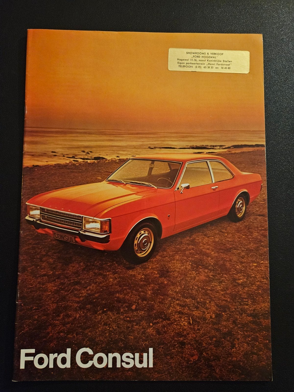 Brochure Ford Consul 1973, Ophalen of Verzenden, Zo goed als nieuw, Ford