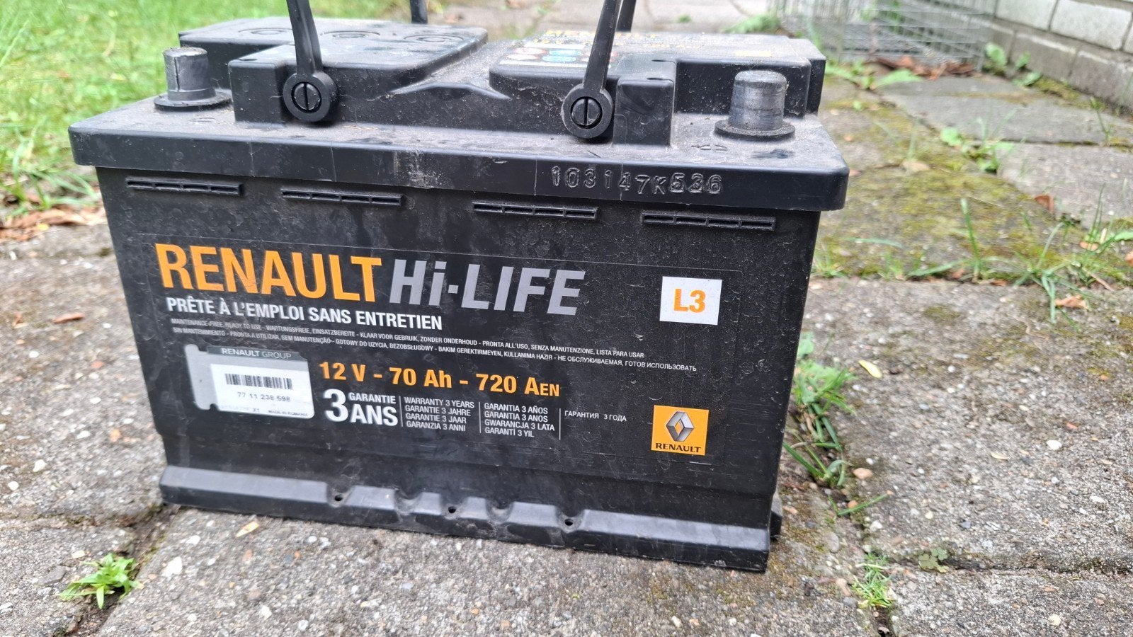 Accu voor Renault Kangoo, Auto-onderdelen, Accu's en Toebehoren, Ophalen, Renault