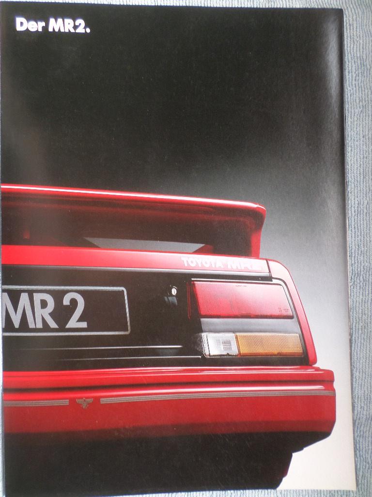 Toyota MR2 1987 1988 Brochure, Ophalen of Verzenden, Zo goed als nieuw, Toyota