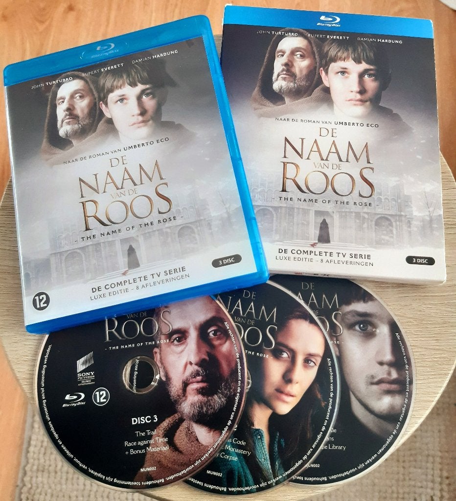 De Naam van de Roos - Complete TV Serie | Name of the Rose, Engels, Nederlands, Ophalen of Verzenden, Zo goed als nieuw