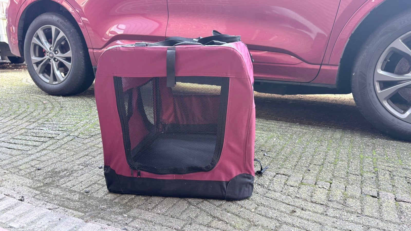 Honden reisbench lichtgewicht opvouwbaar, Dieren en Toebehoren, Ophalen, Zo goed als nieuw