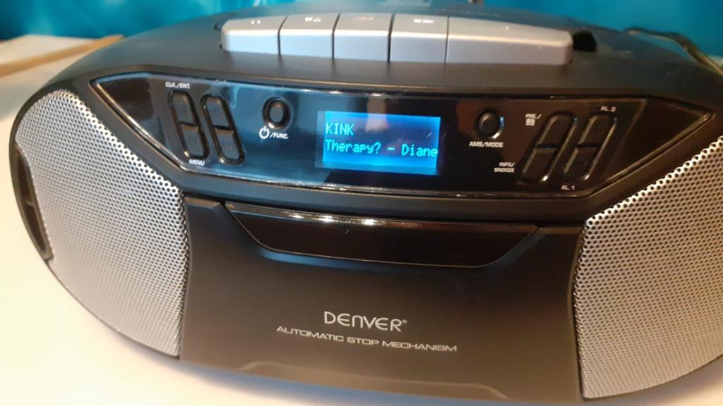 Denver radio/cd/cassette/DAB speler, Ophalen of Verzenden, Gebruikt, Radio, Met cd-speler