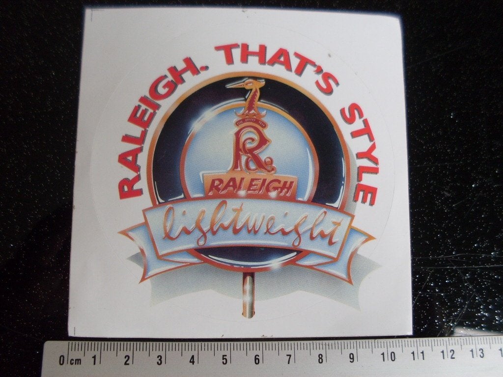 sticker raleigh logo lightweight that's style, Verzamelen, Stickers, Verzenden, Zo goed als nieuw, Merk