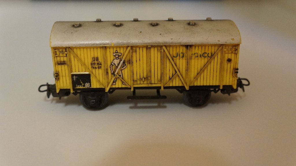 Märklin bananenwagon, Wisselstroom, Gebruikt, Wagon, Ophalen of Verzenden