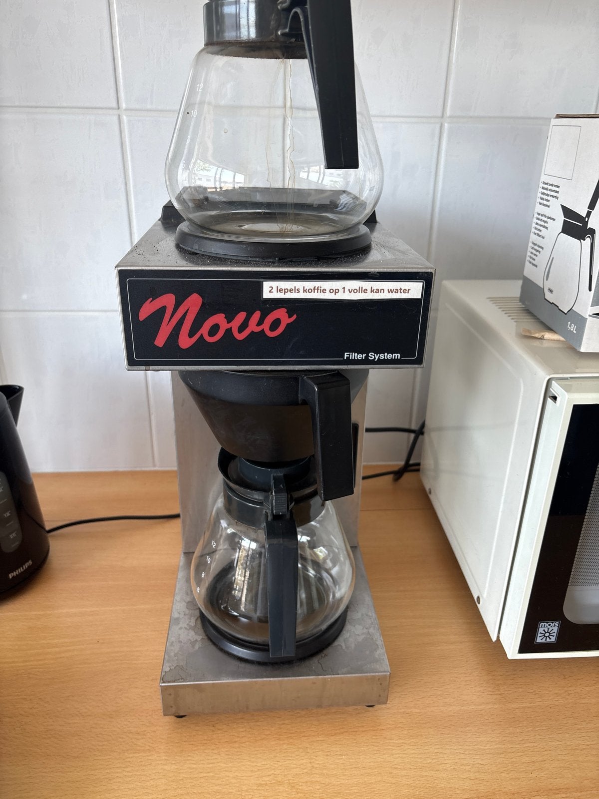 Novo Filter System Koffiezetapparaat, Ophalen, Gebruikt, 10 kopjes of meer, Koffiemachine