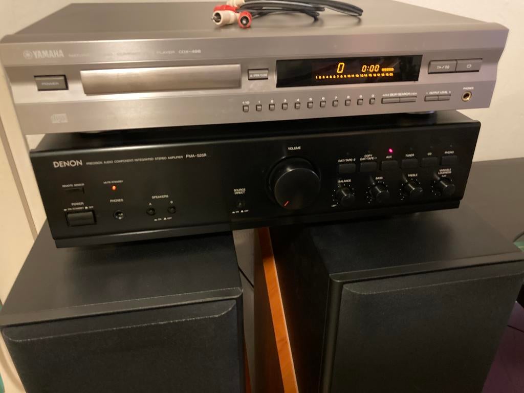 HiFi Set Yamaha, Denon, Heco, Ophalen, Gebruikt, Denon, Losse componenten
