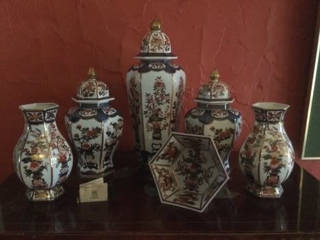 Imari porselein kast stel, Ophalen, Meerkleurig, Overige materialen, Oosters