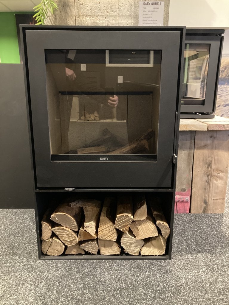 Saey Qube 8 direct uit VOORRAAD leverbaar !!!!., Huis en Inrichting, Kachels, Niet ingevuld, Niet ingevuld, Vrijstaand, Hout