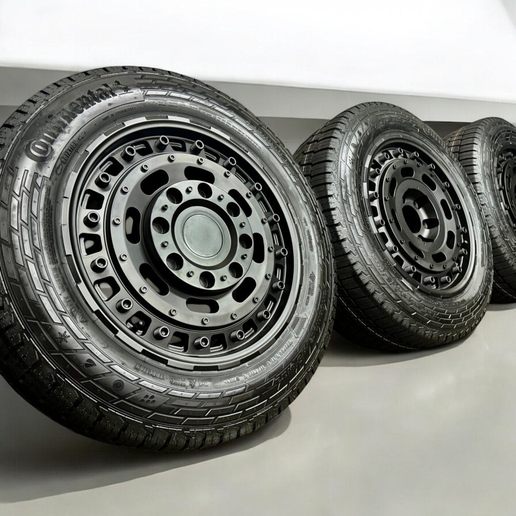 Mercedes Sprinter Crafter 17 inch velgen zwart verzwaard, Auto-onderdelen, Niet ingevuld, Bestelwagen, Banden en Velgen, Niet ingevuld