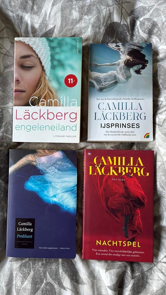 4x Camilla Lackberg, Boeken, Ophalen of Verzenden, Zo goed als nieuw