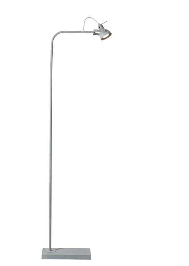 Brilliant staande leeslamp industrieel betongrijs, 100 tot 150 cm, Nieuw, Ophalen of Verzenden, Metaal