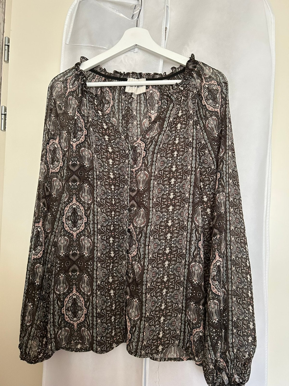 Moost Wanted Maya paisley aztec boho bohemian blouse top S, Ophalen of Verzenden, Nieuw, Maat 36 (S), Meerkleurig