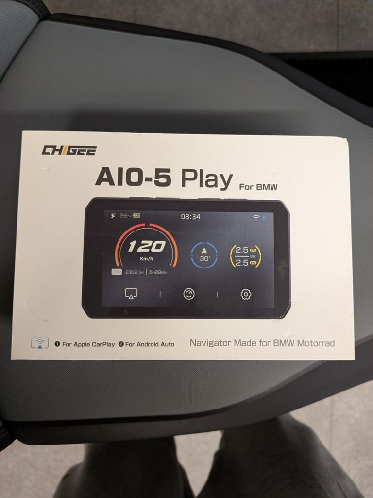 Chigee AIO5 BMW, Motoren, Accessoires | Navigatiesystemen, Ophalen of Verzenden, Zo goed als nieuw