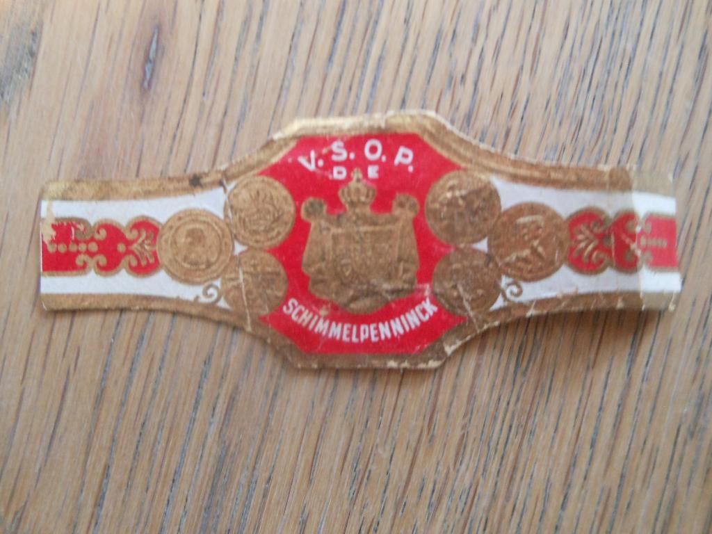 Te koop: Sigarenbandje Schimmelpennick V.S.O.P., Verzamelen, Rookartikelen, Aanstekers en Luciferdoosjes, Ophalen of Verzenden