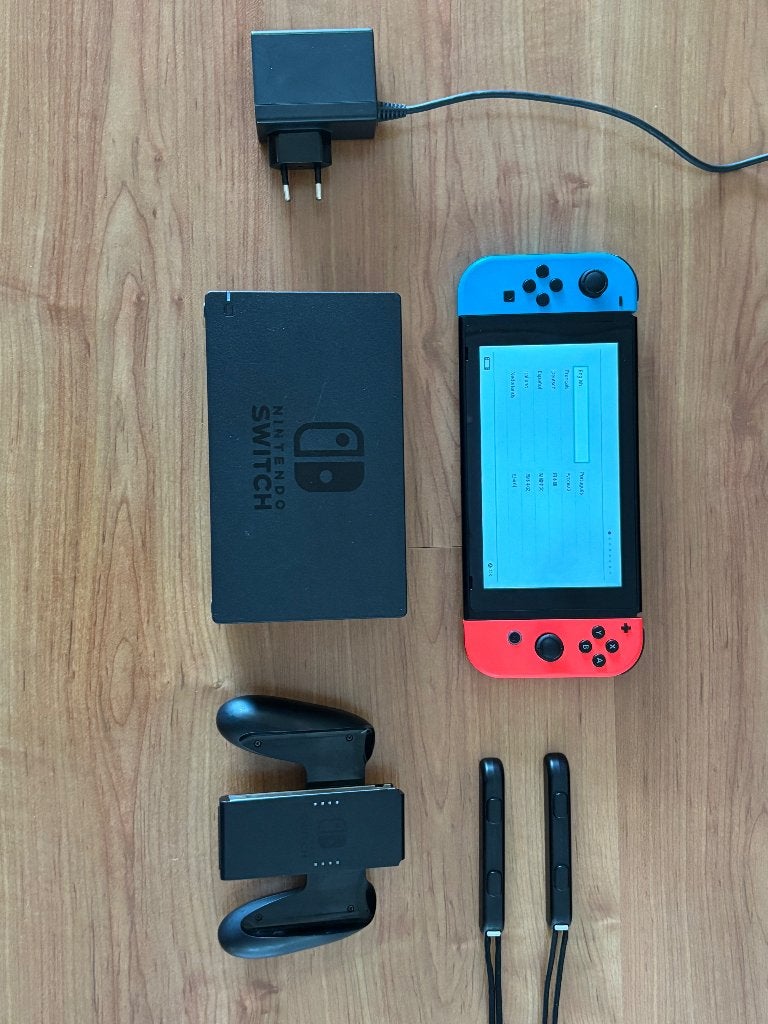 Nintendo Switch V2 complete set, Ophalen of Verzenden, Refurbished, Met 2 controllers, Switch 2019 Upgrade