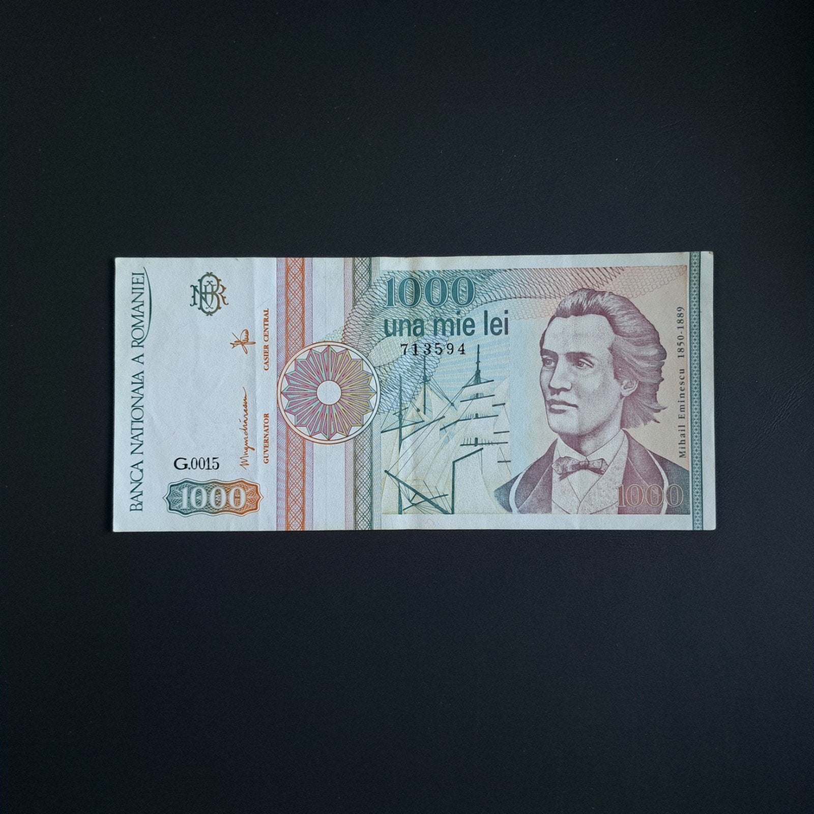 1000 lei Roemenië #013, Ophalen of Verzenden, Overige landen, Los biljet