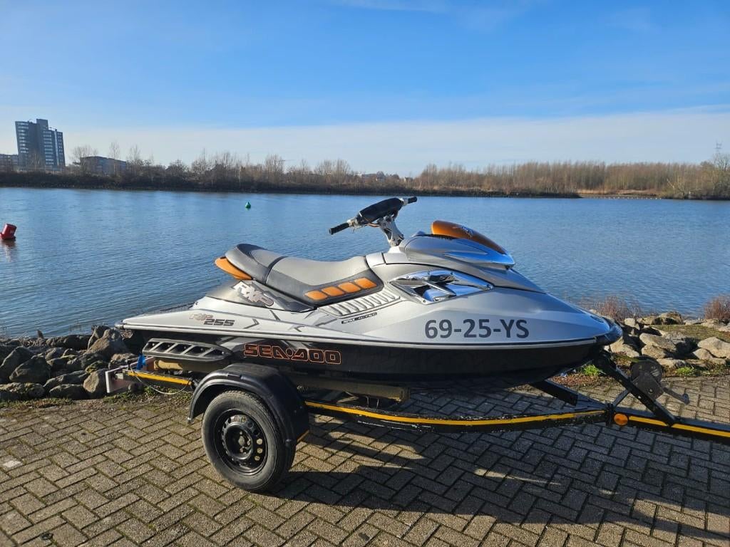 Waterscooter Seadoo 255RXP incl. trailer, Ophalen, Gebruikt, Benzine, 200 pk of meer