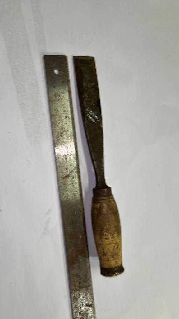 Molenbeitel Jnij nooitgedagt beitel 38mm, Antiek en Kunst, Antiek | Gereedschap en Instrumenten, Ophalen of Verzenden