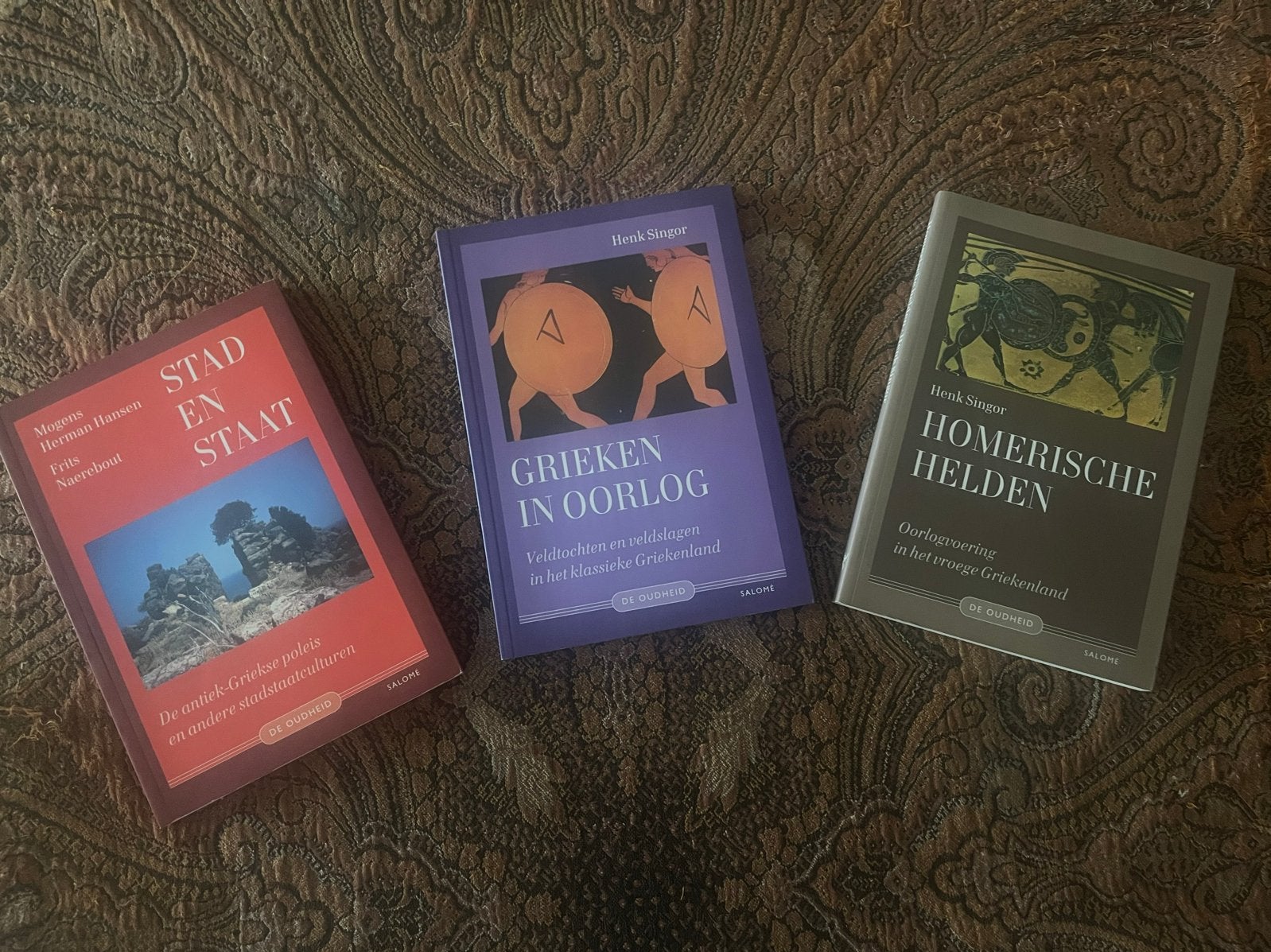 Set van 3 boeken over de (Griekse) oudheid, Verzenden, Zo goed als nieuw, Nederland