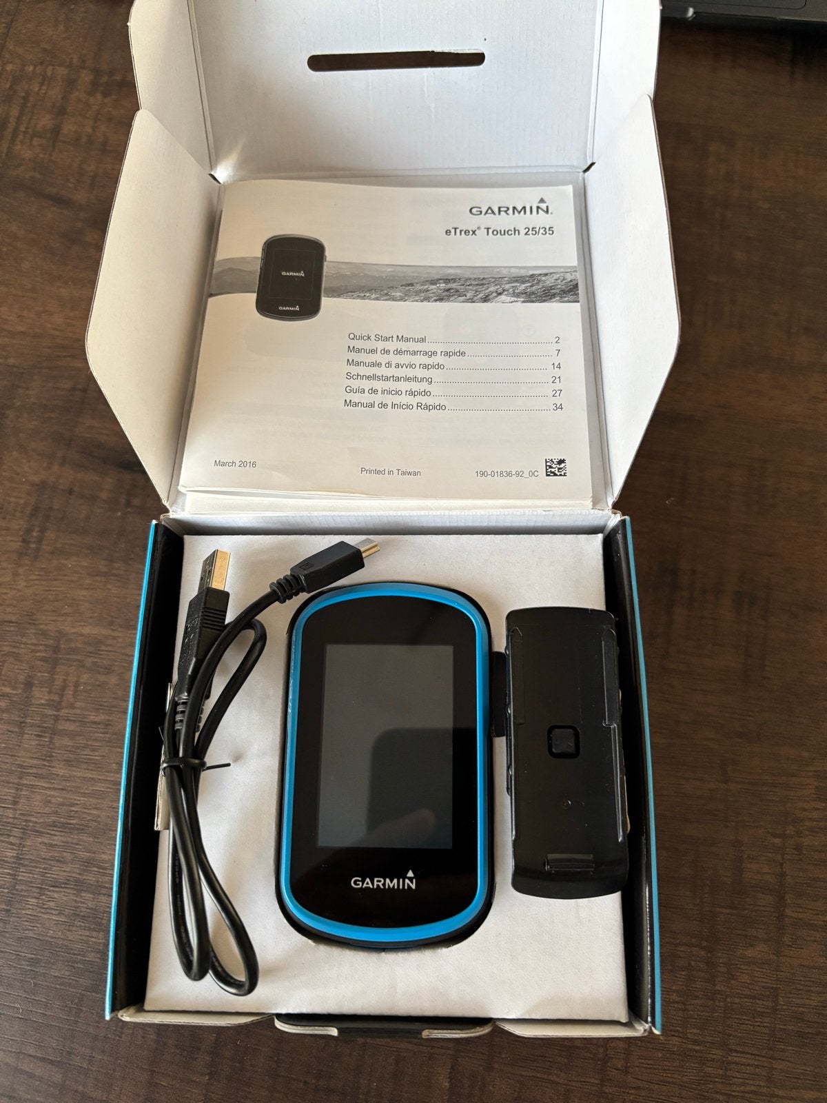 Garmin Etrex Touch 25t - Nieuwstaat TopoActive Europe 2026., Ophalen of Verzenden, Zo goed als nieuw, Navigatie of Gps