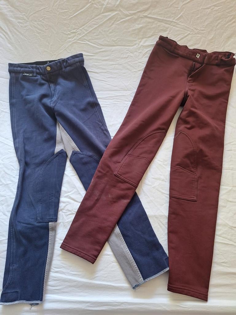 2 rijbroeken mt 158, Dieren en Toebehoren, Paardrijkleding, Ophalen of Verzenden, Recreatie, Kinderen, Onderkleding