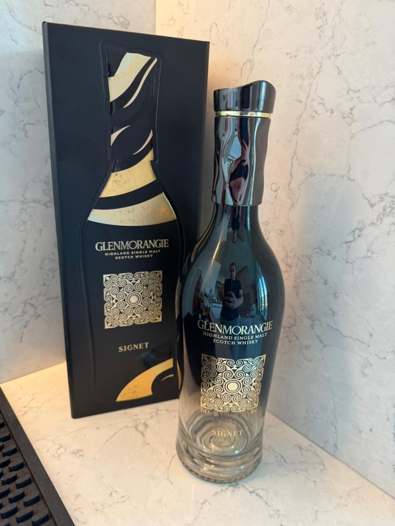 Glenmorangie Signet Whisky lege fles en doos, Ophalen of Verzenden, Verpakking