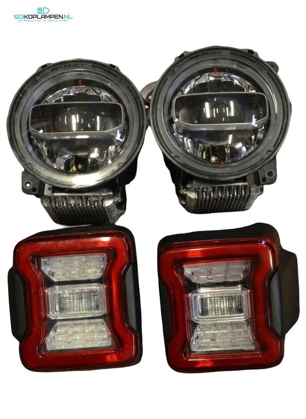 Jeep Wrangler 4 / IV Led Koplamp links rechts achterlicht, Auto-onderdelen, Verlichting, Jeep, Gebruikt, -, -