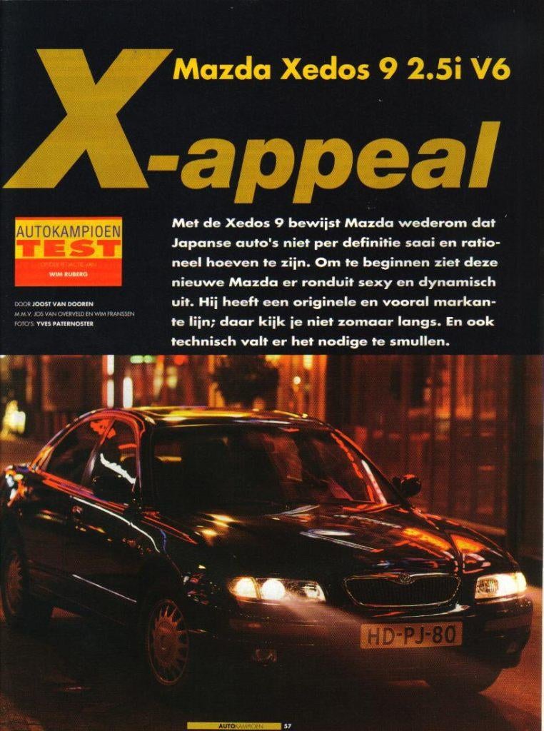 Autokampioen test Xedos 9 1993, Boeken, Auto's | Folders en Tijdschriften, Ophalen of Verzenden, Gelezen, Overige merken