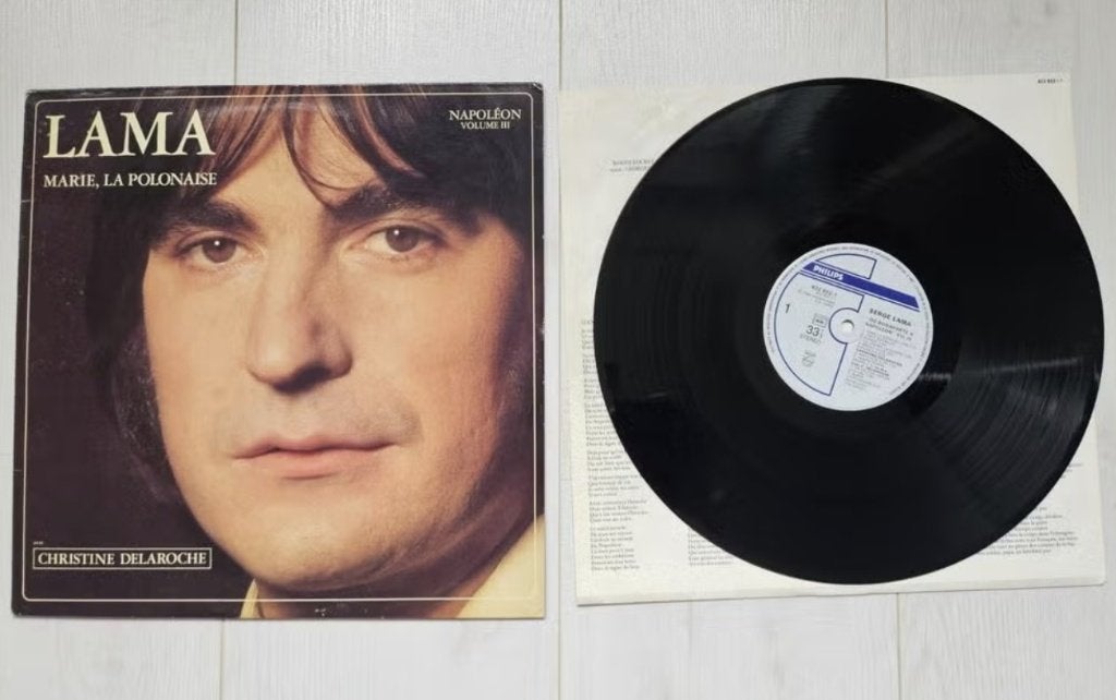 LP Serge Lama De Bonaparte à Napoleon vol.3., Cd's en Dvd's, Europees, Gebruikt, Verzenden, 1980 - 1989