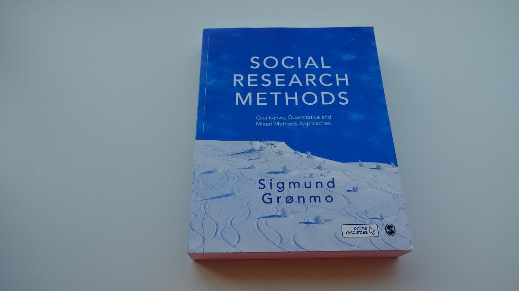 Social research methods, Sigmund Grønmo, Ophalen of Verzenden, Zo goed als nieuw, Maatschappijleer