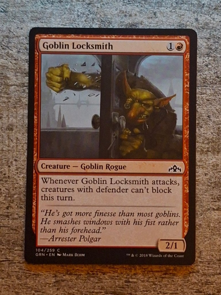 Goblin Locksmith - Magic the Gathering, Verzenden, Gebruikt, Losse kaart