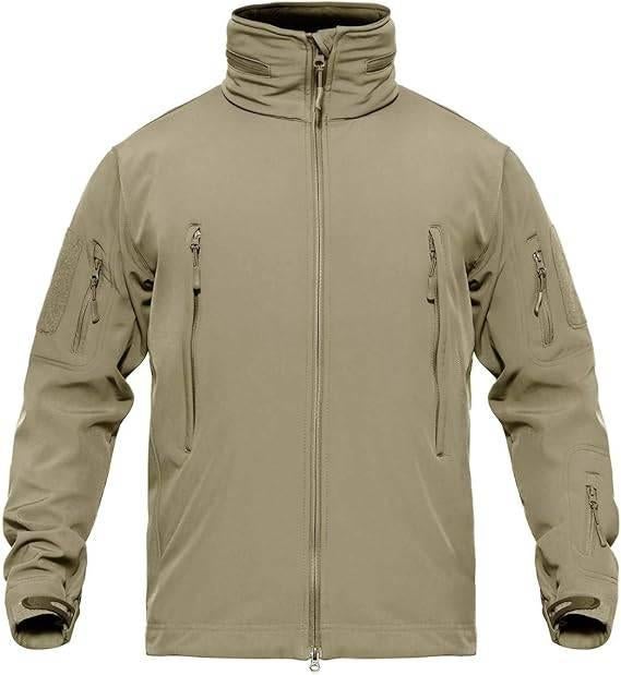 Softshell jack Fleece Buitenjas met ritszakken voor Heren, Ophalen of Verzenden, Nieuw, Overige maten, Groen