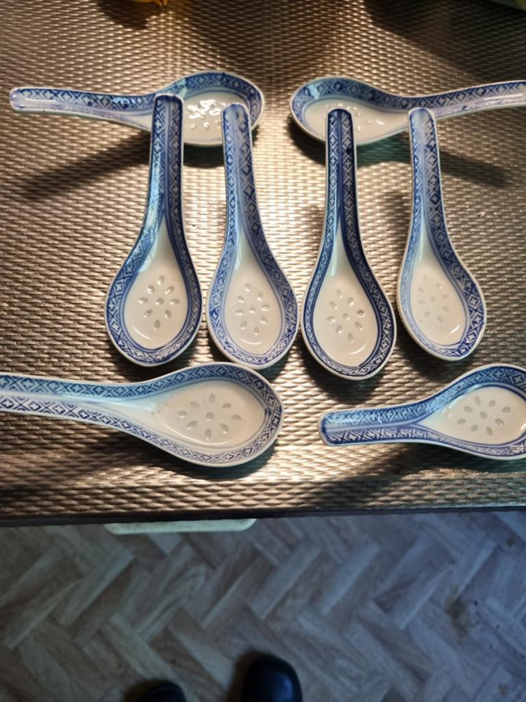 Chinese soeplepels 8 stuks bieden, Ophalen of Verzenden, Zo goed als nieuw