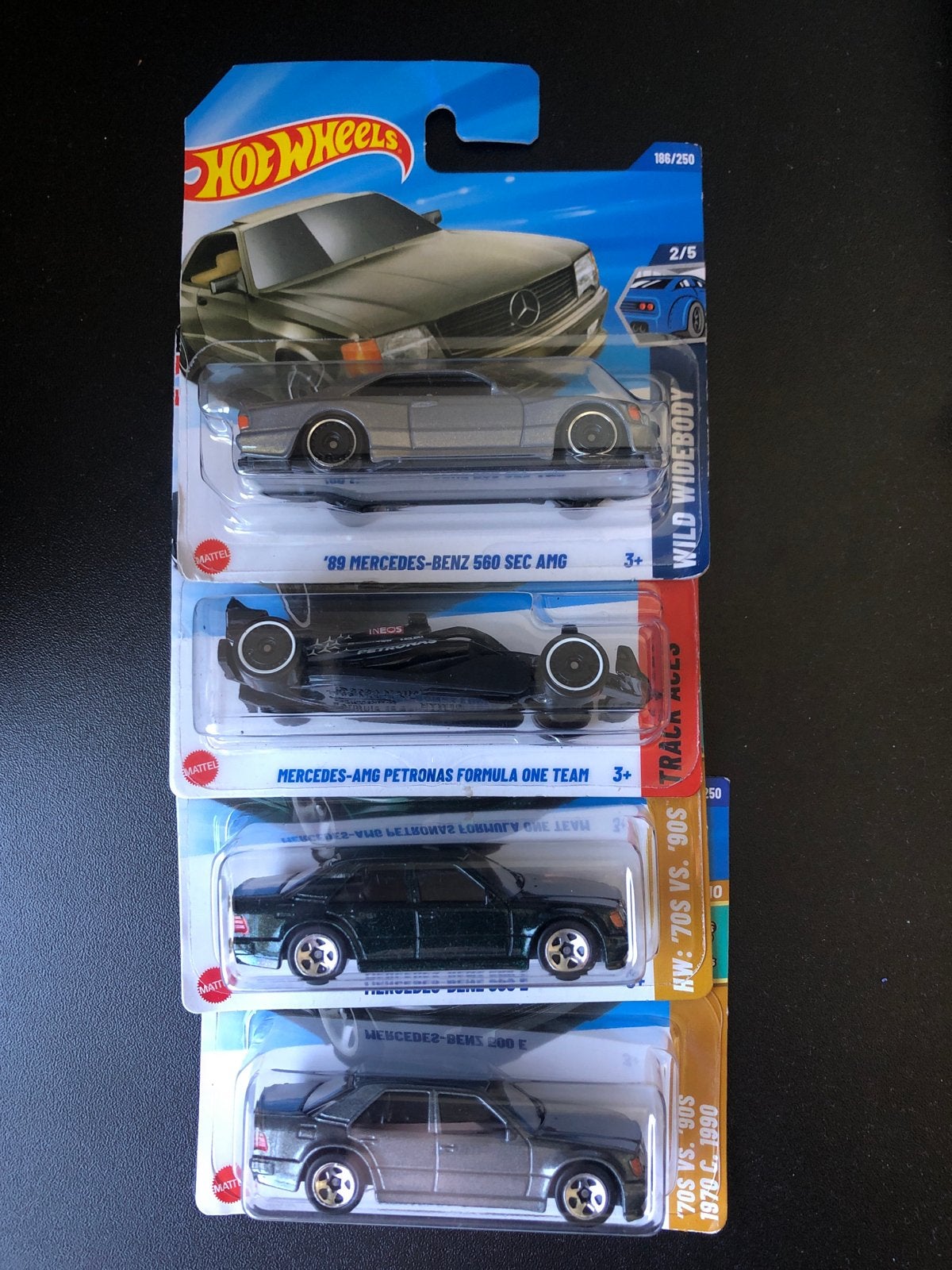 Hot Wheels Mercedes-Benz Collectie (4 stuks), Ophalen of Verzenden, Nieuw, Auto