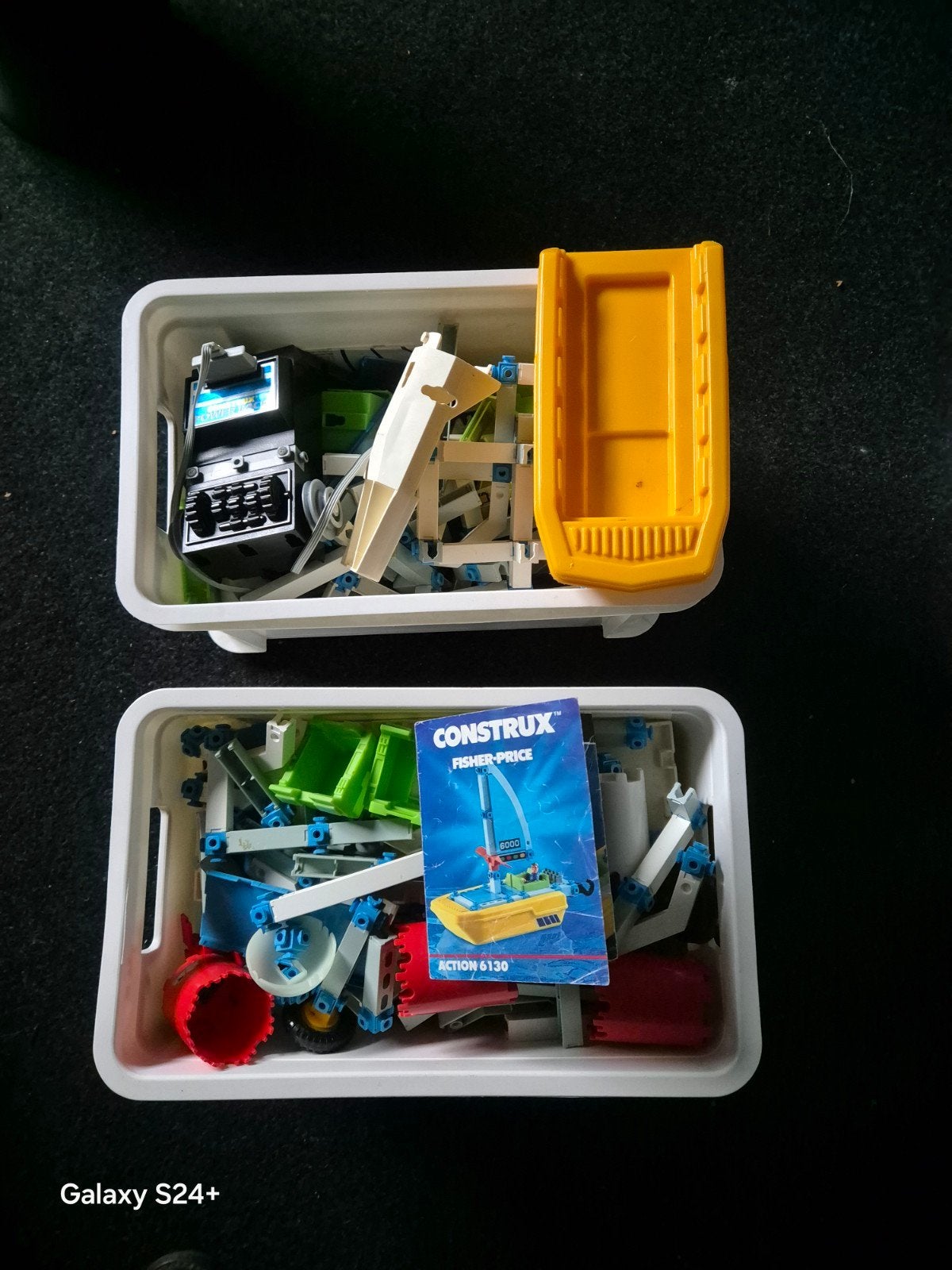 Twee dozen Vintage Construx Fisher-Price, Ophalen of Verzenden, Gebruikt, Knutselen