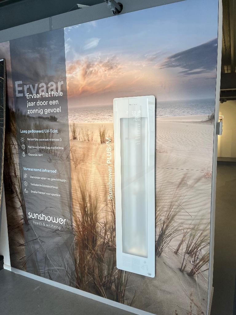 Sunshower Round Medium Infrarood. Opbouw / Inbouw. Nieuw !, Ophalen, Nieuw, Benen, Overige typen