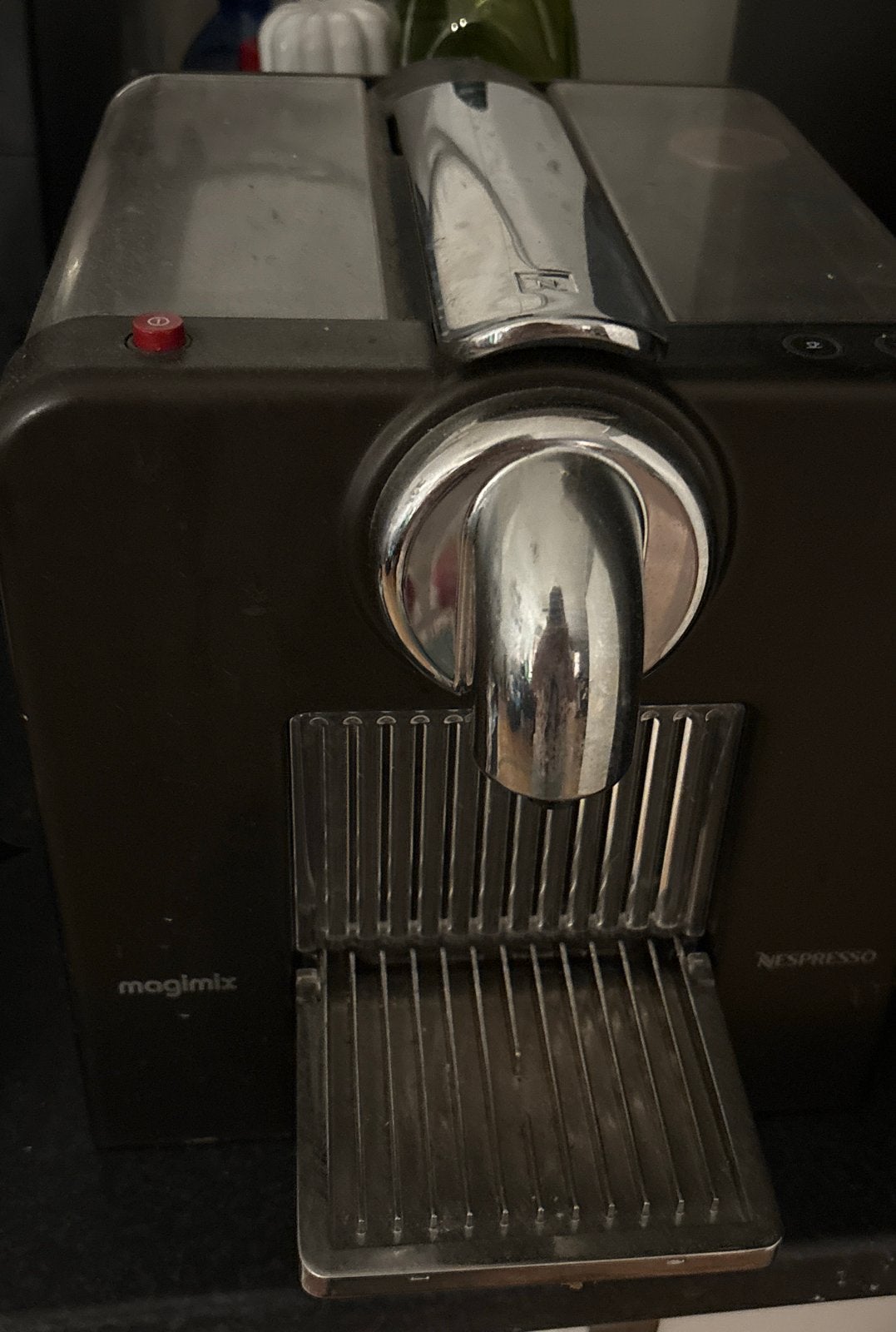 Nespresso Magimix koffiecups apparaat voor cups, Gebruikt, Espresso apparaat, Ophalen of Verzenden, 4 tot 10 kopjes